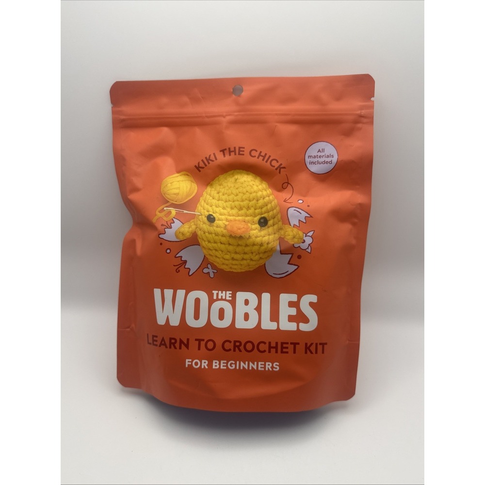 THE WOOBLES  KIKI THE CHICK  Learn to Crochet Kit For Beginners  NEW